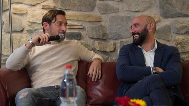 Totti, un entusiasta hincha del San Fernando