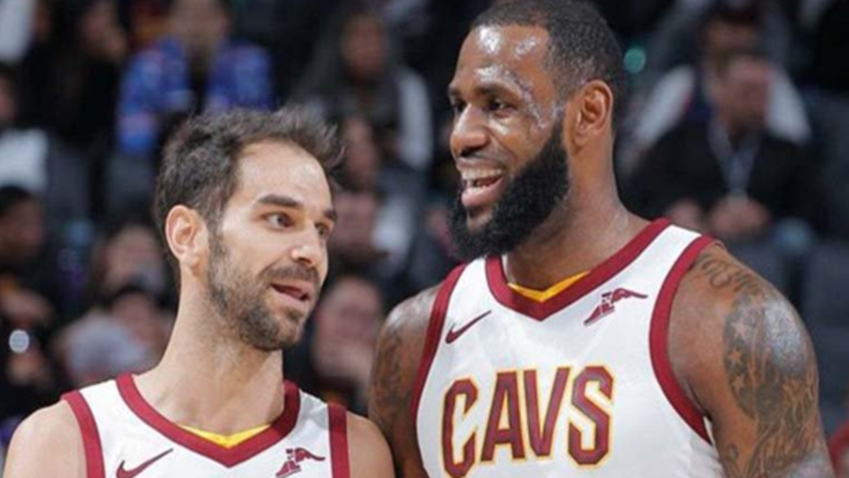 LeBron James y Calderón, compañeros de los Cavaliers