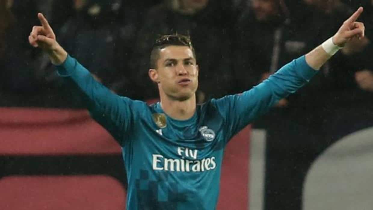 Cristiano Ronaldo celebra un gol contra la Juventus