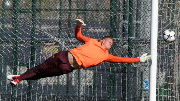 Ter Stegen no olvida el gol de Florenzi desde mediocampo