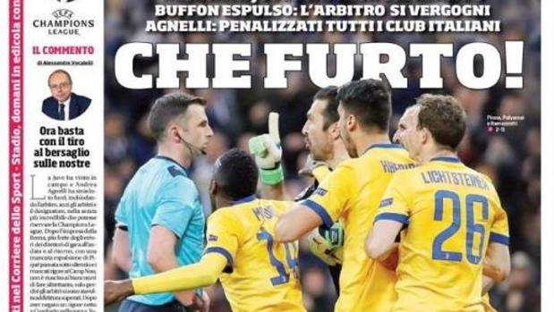 La prensa italiana clama por la «burla» del Bernabéu