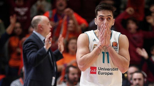 Otro mazazo para Laso: Campazzo, baja ante el Panathinaikos