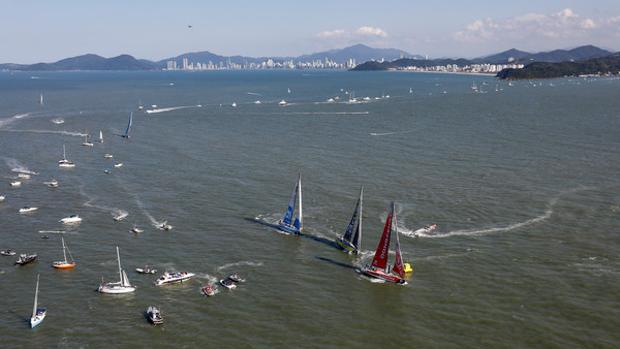 El «Mapfre» dominó la salida de Itajaí