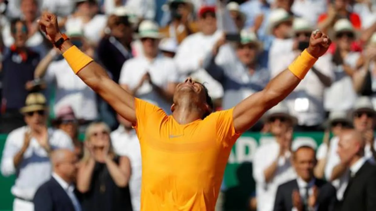 Rafa Nadal celebra su undécimo título en Montecarlo, su Masters 1.000 número 31