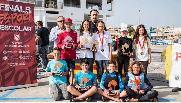 María Perelló, campeona de las Finales Escolares de Optimist