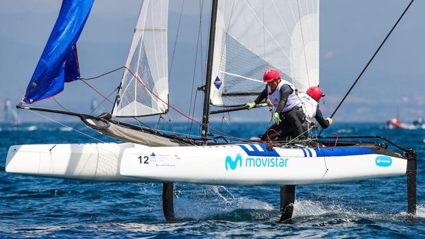 Martínez y Maslivets lucharán mañana por el bronce de Nacra 17