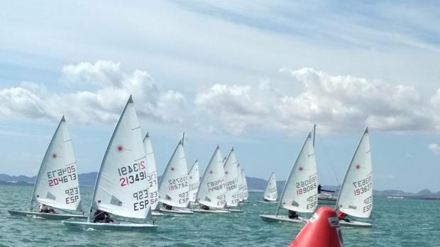 Francisco Sánchez y Carlos Martínez, líderes del Nacional de Laser Master