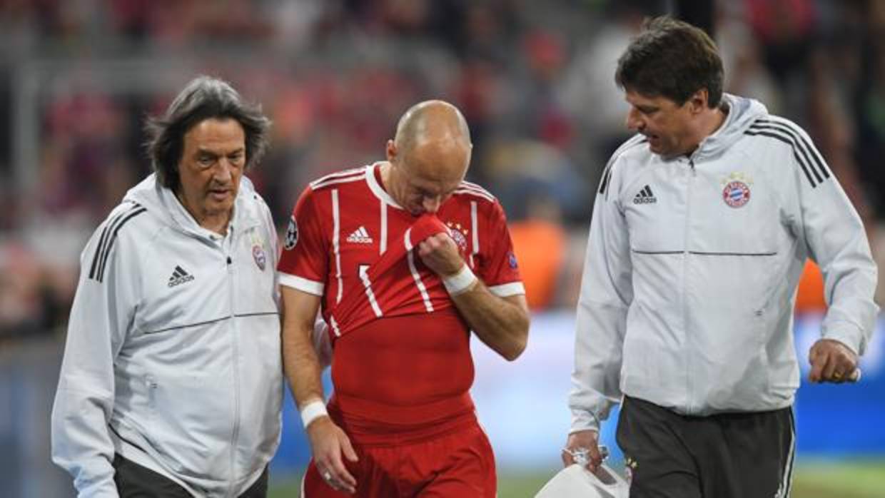 El Bayern no podrá contar con Robben en el Bernabéu