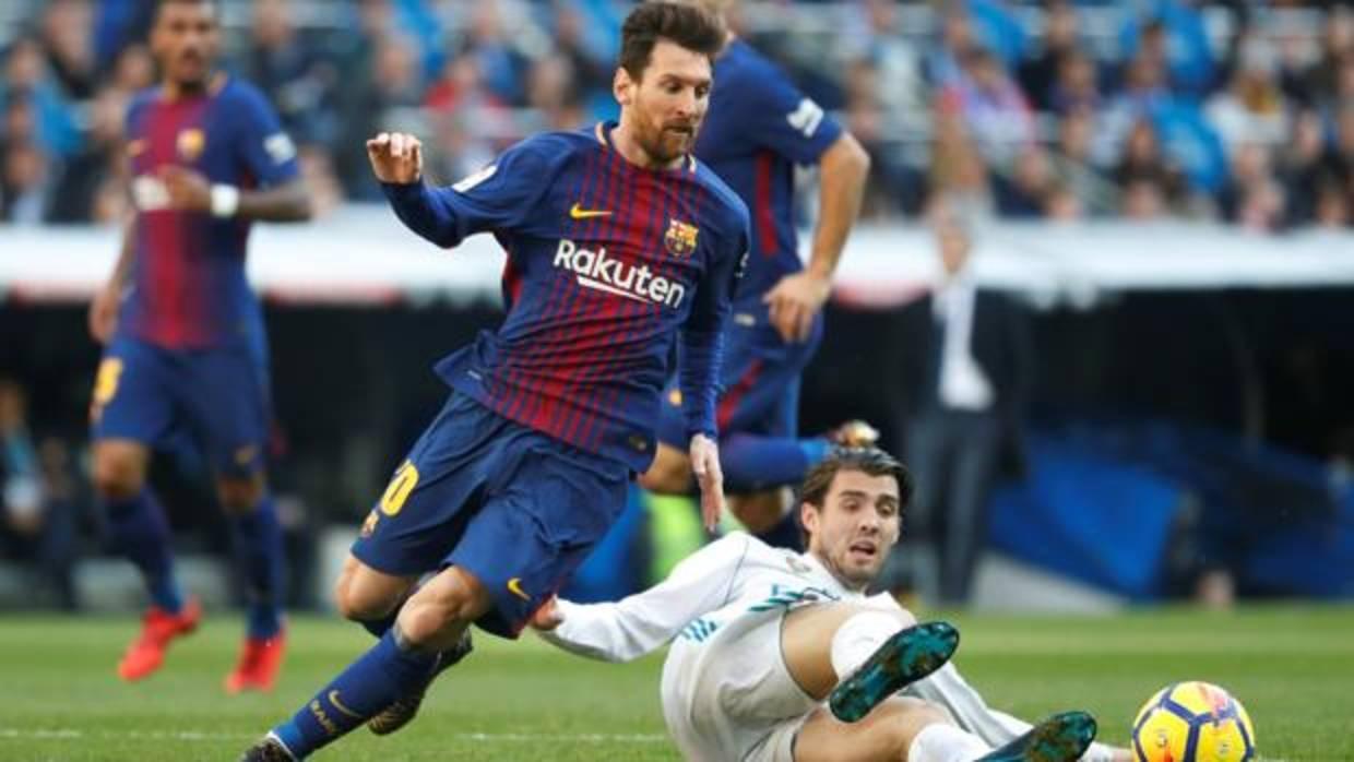 Leo Messi en el clásico de la ida