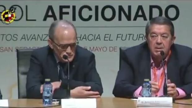 El vídeo de la surrealista votación para la reestructuración de Segunda B y Tercera división