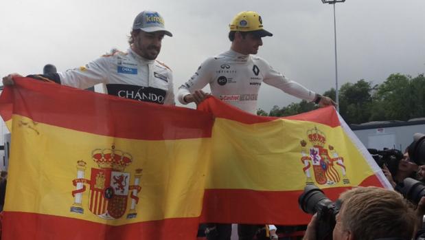 Alonso amagó con irse por los pitos al himno español