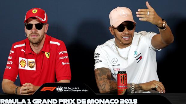 Hamilton: «Vettel me tiene vetado en Ferrari»