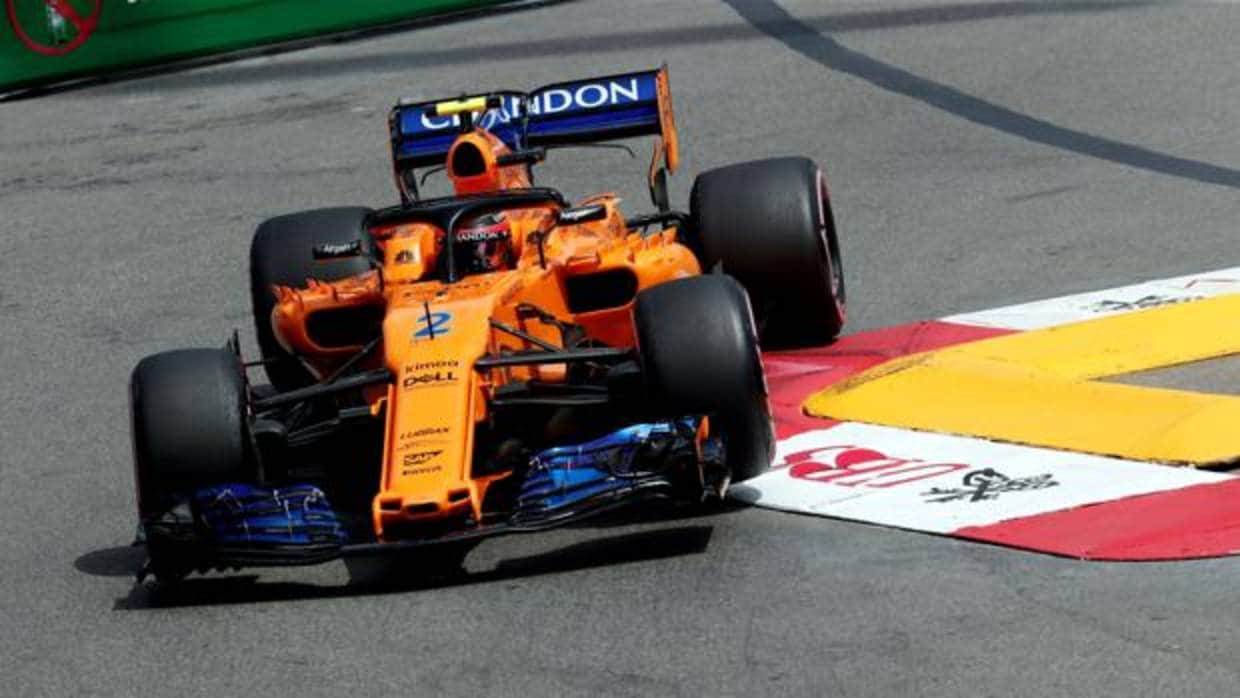 Problemas técnicos del McLaren de Alonso en Mónaco
