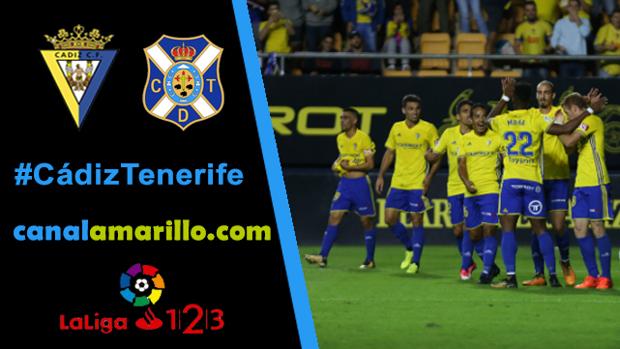 El Cádiz CF-CD Tenerife, en directo