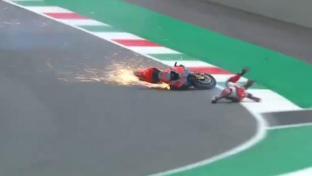 Pirro «está perfectamente» tras su violento accidente