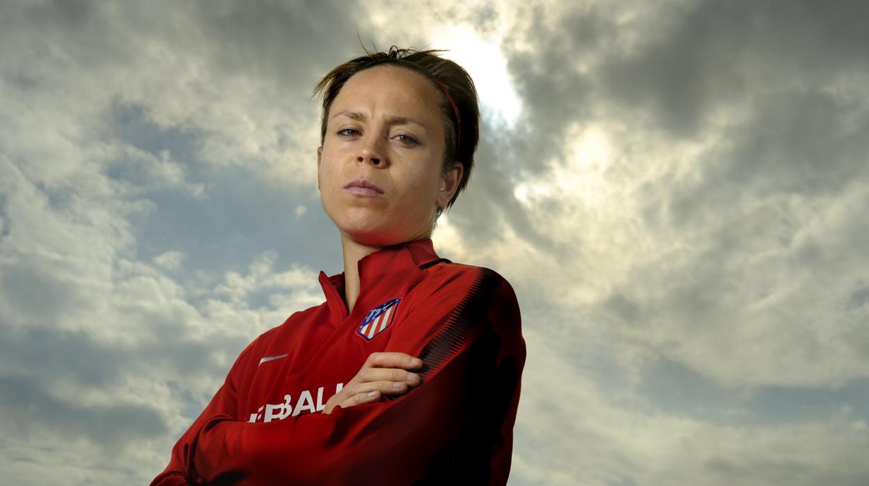 Amanda Sampedro, capitana del Atlético de Madrid Femenino