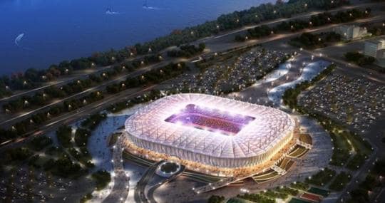 Rostov Arena, estadio-sede del Mundial de Rusia 2018