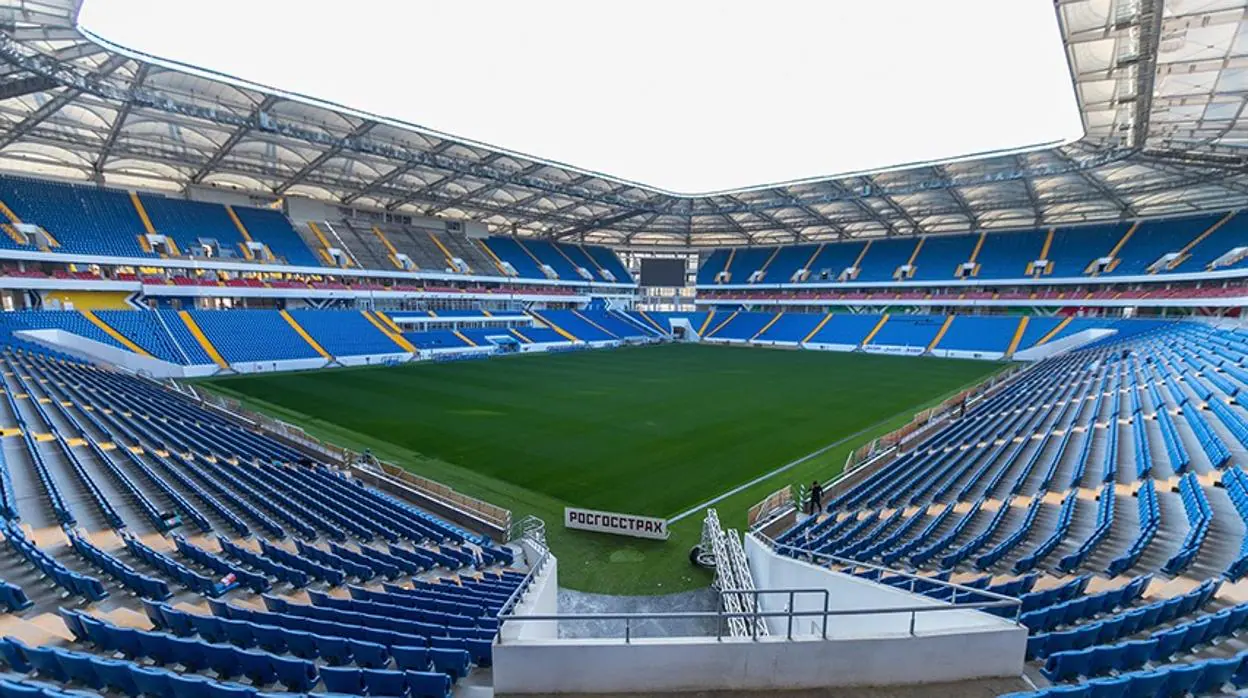 Las gradas del Estadio Rostov Arena del Mundial Rusia 2018