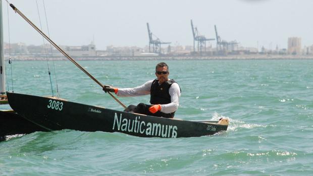 Ramón Calero, campeón de Andalucía de Patín a Vela