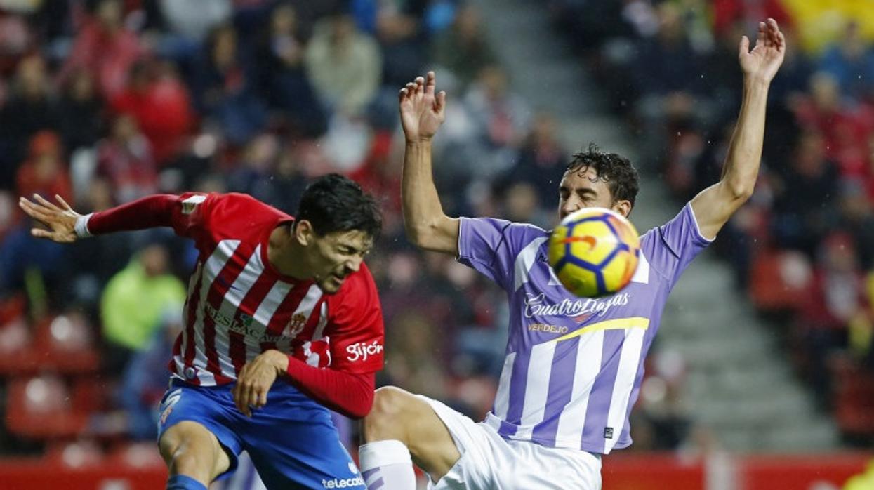 El Valladolid no dio opción al Sporting