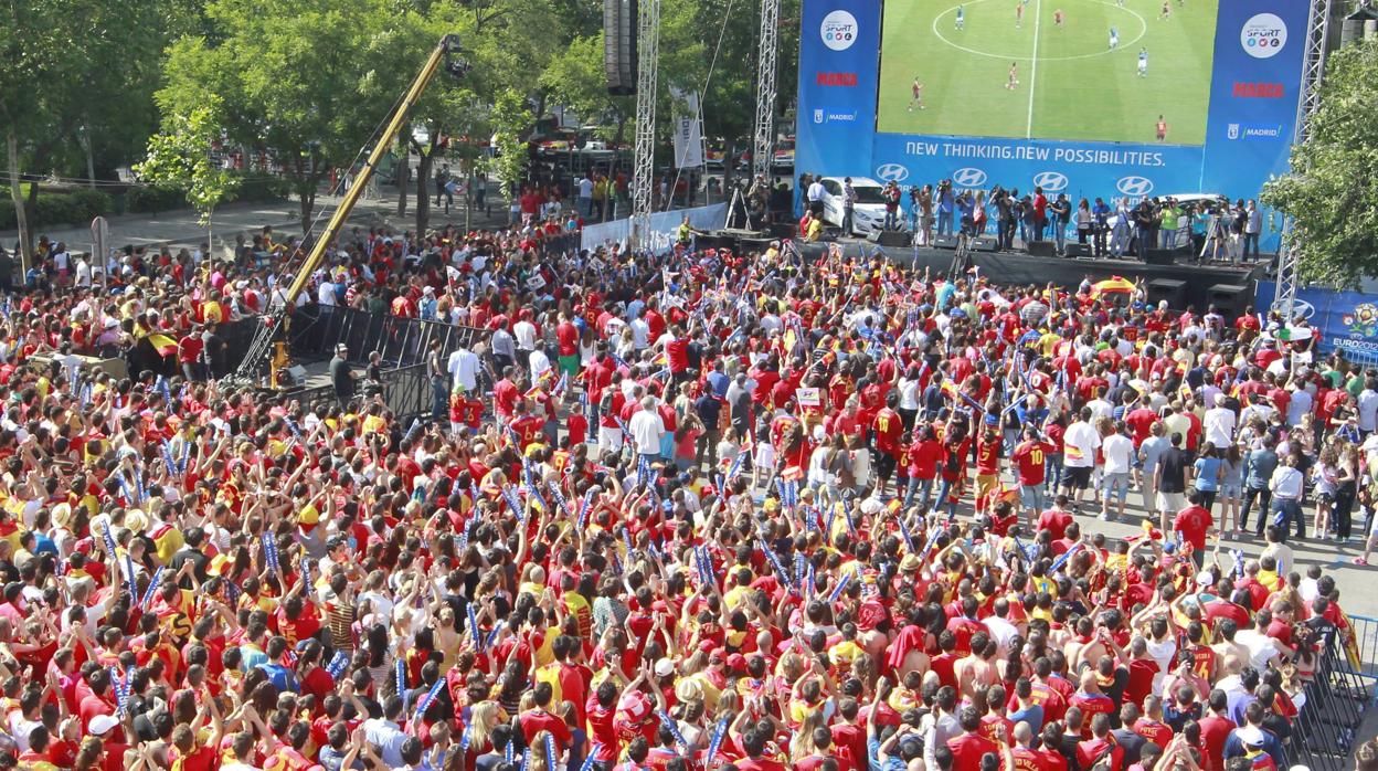 Habrá una pantalla gigante en Barcelona para seguir a la selección en Rusia