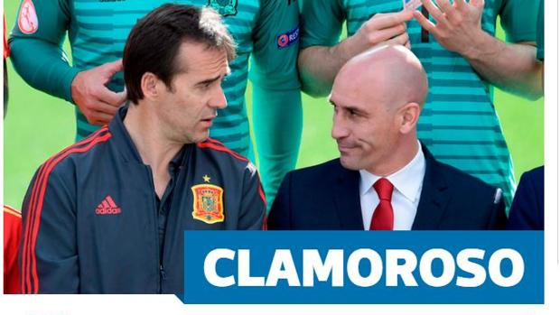 Julen Lopetegui acapara la prensa mundial: «Escándalo», «Clamoroso»