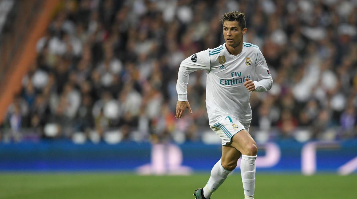 Ronaldo en el partido de Champions League contra el Bayern en el Santiago Bernabéu