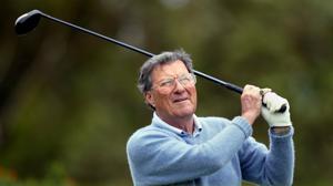 Peter Thomson, en un Pro-Am en Australia en 2010