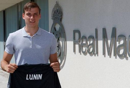 Lunin, en Valdebebas