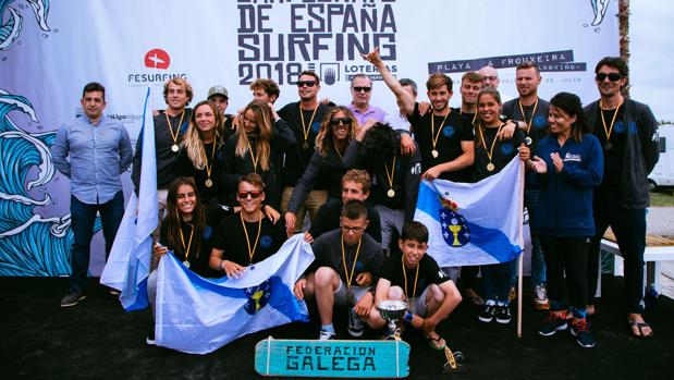 Galicia recupera el título nacional de equipos autonómicos en una apretada clasificación final