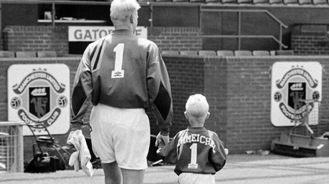 Peter y Kasper Schmeichel