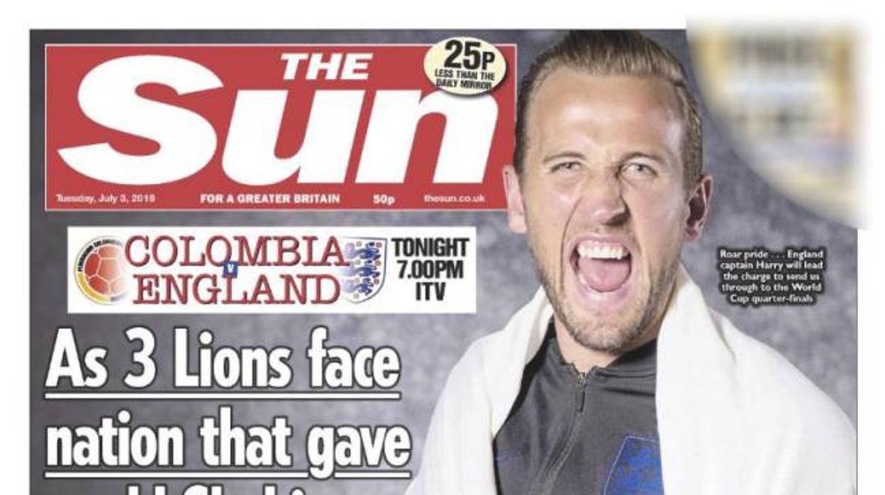 Portada del diario «The Sun»