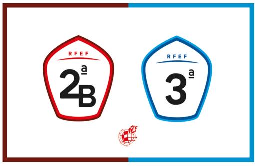 Los nuevos logotipos de Segunda B y Tercera diviisón