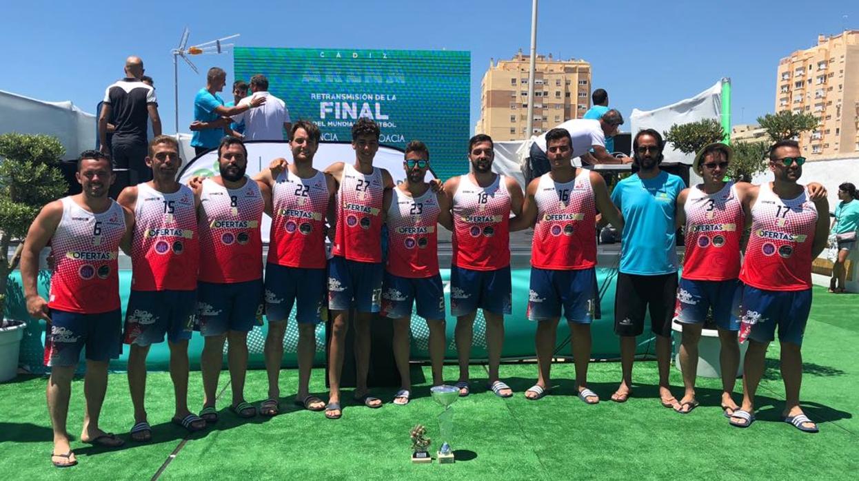Campeones del Trofeo Carranza de Balonmano Playa