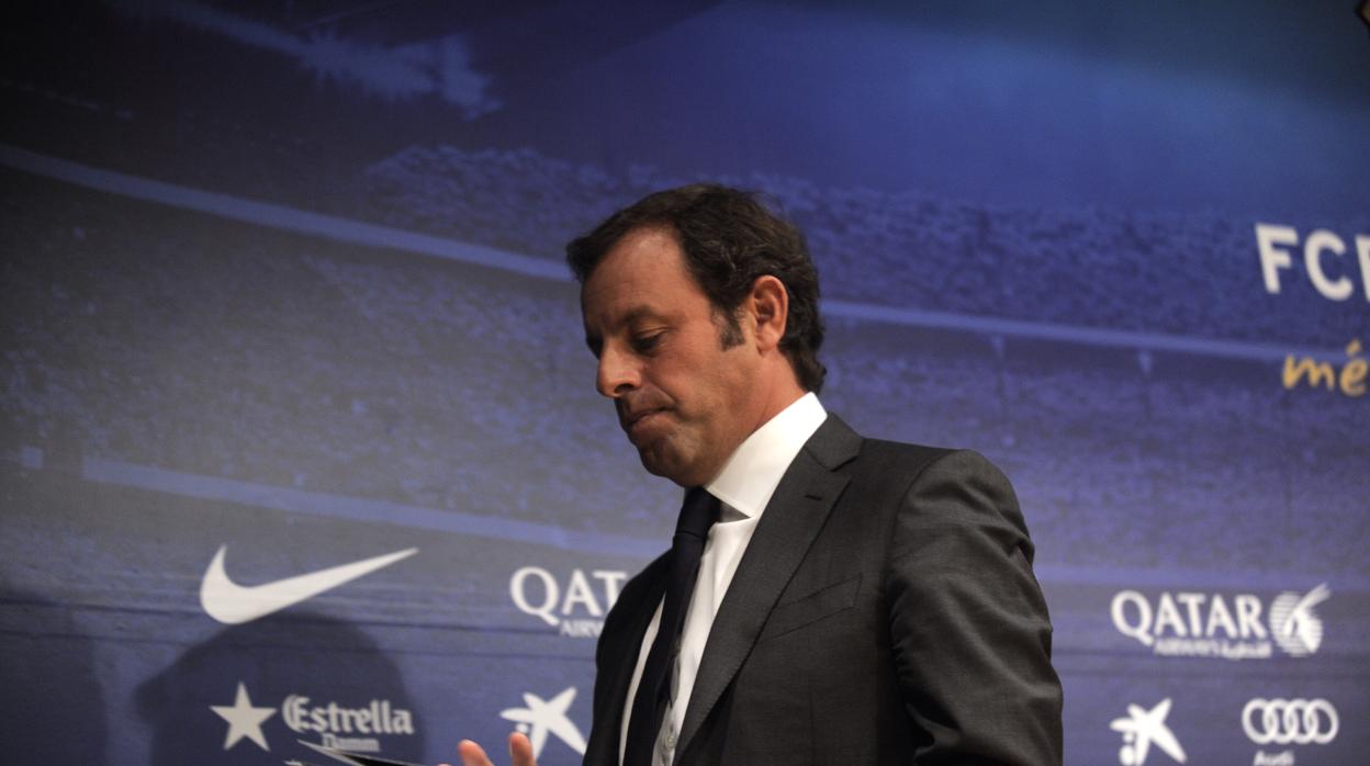 Sandro Rosell en su etapa cpmo presidente del Barcelona