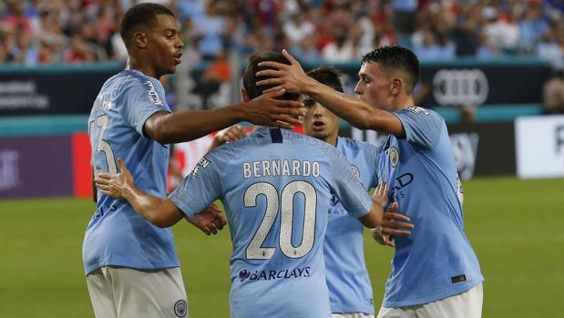 Remontada del City en su despedida de Estados Unidos