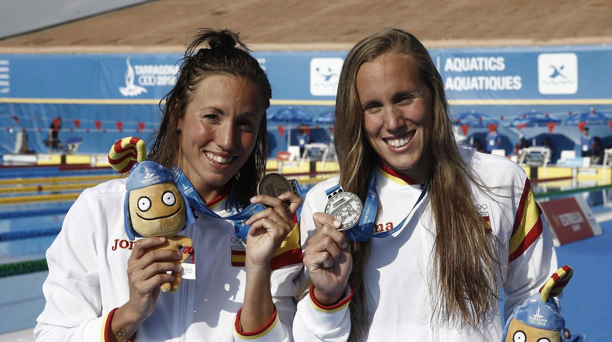 Vall y García, durante los pasados Juegos del Mediterráneo