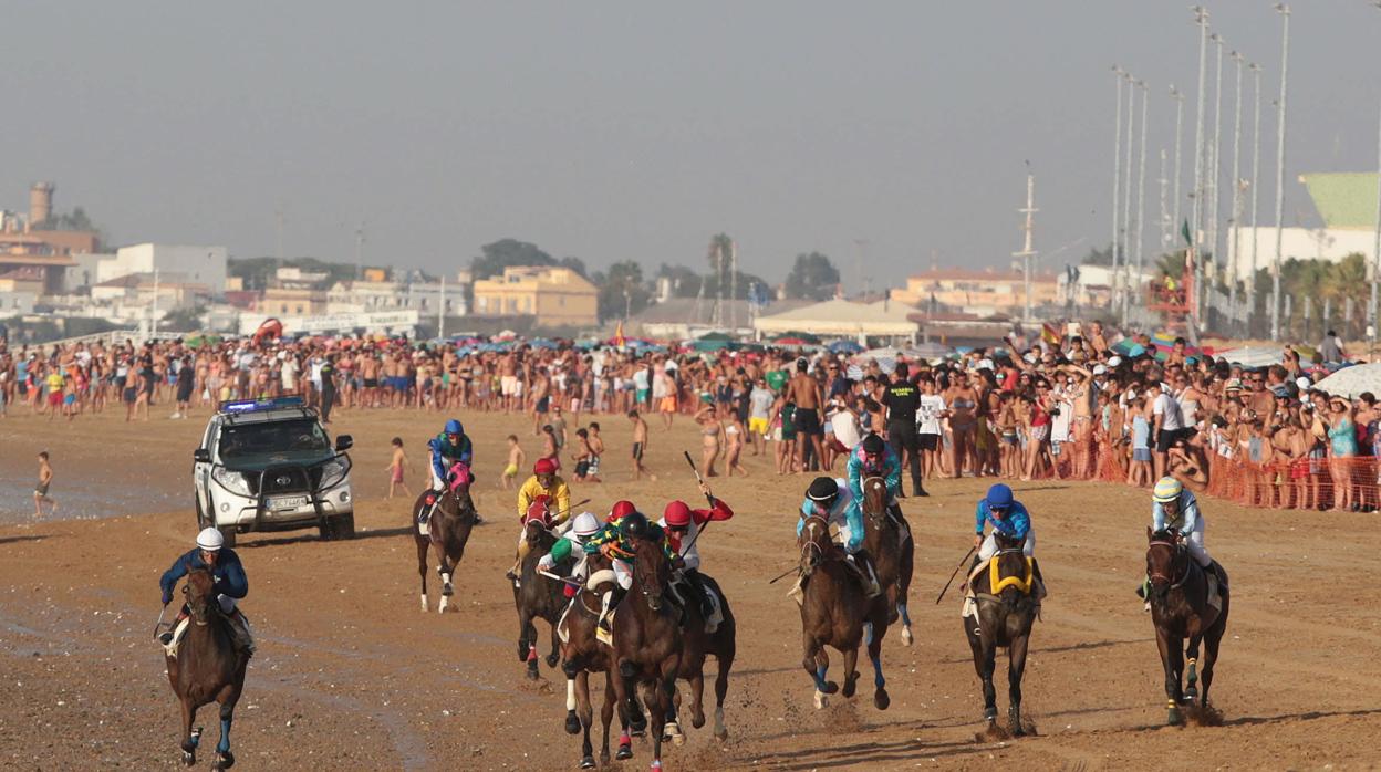 Participantes en las playas de Sanlúcar de Barrameda