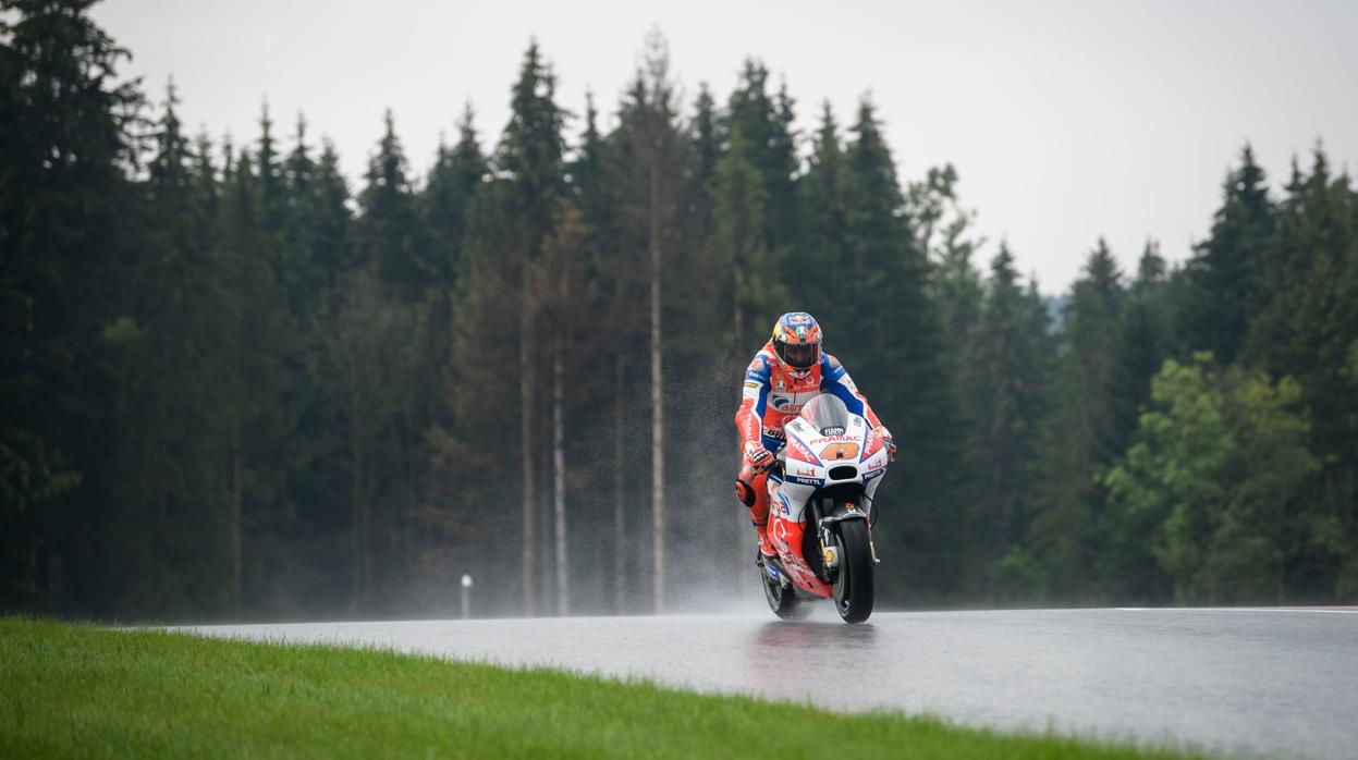 Día lluvioso en el Gran Premio de Austria