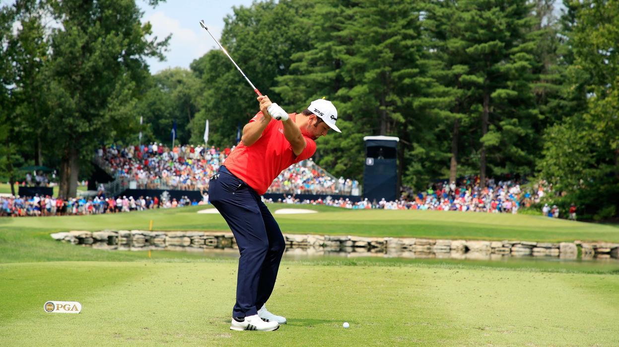 Jon Rahm consiguió igualar el domingo su mejor posición en un major, el cuarto puesto del Masters