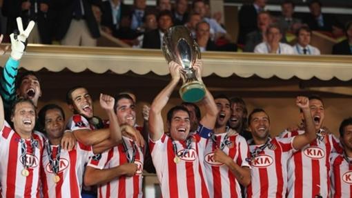 El Atlético, campeón de la Supercopa en 2010