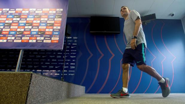 Valverde avisa al club: «Cuento con Rakitic, es fundamental»