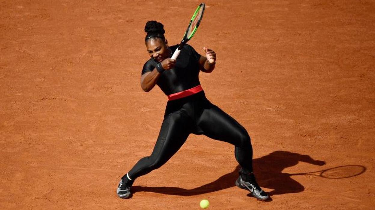 Serena Williams durante la última edición de Roland Garros