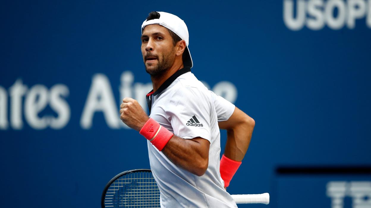 Verdasco celebra la victoria sobre Murray