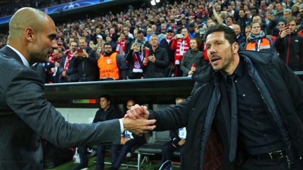 Simeone, la primera vez que vio entrenar a Guardiola: «A mí esto no me gusta»