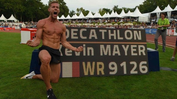 Kevin Mayer, nuevo récord del mundo de decatlón