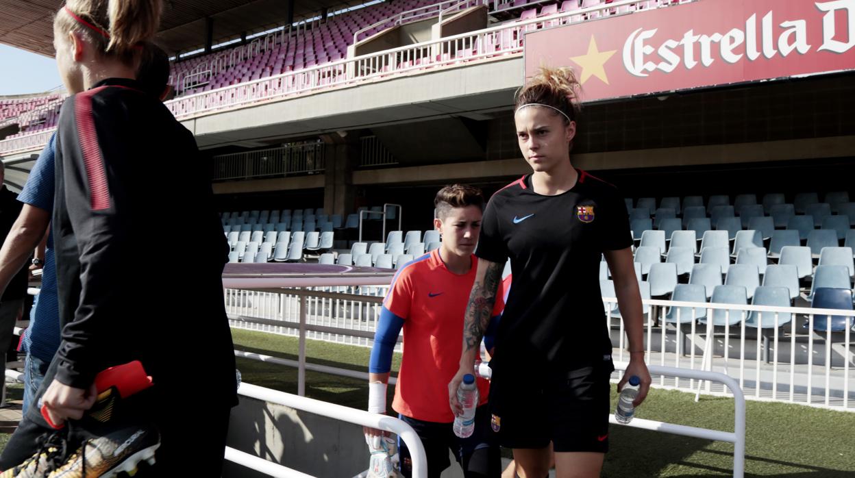 El Barcelona sale a entrenar al Mini Estadi