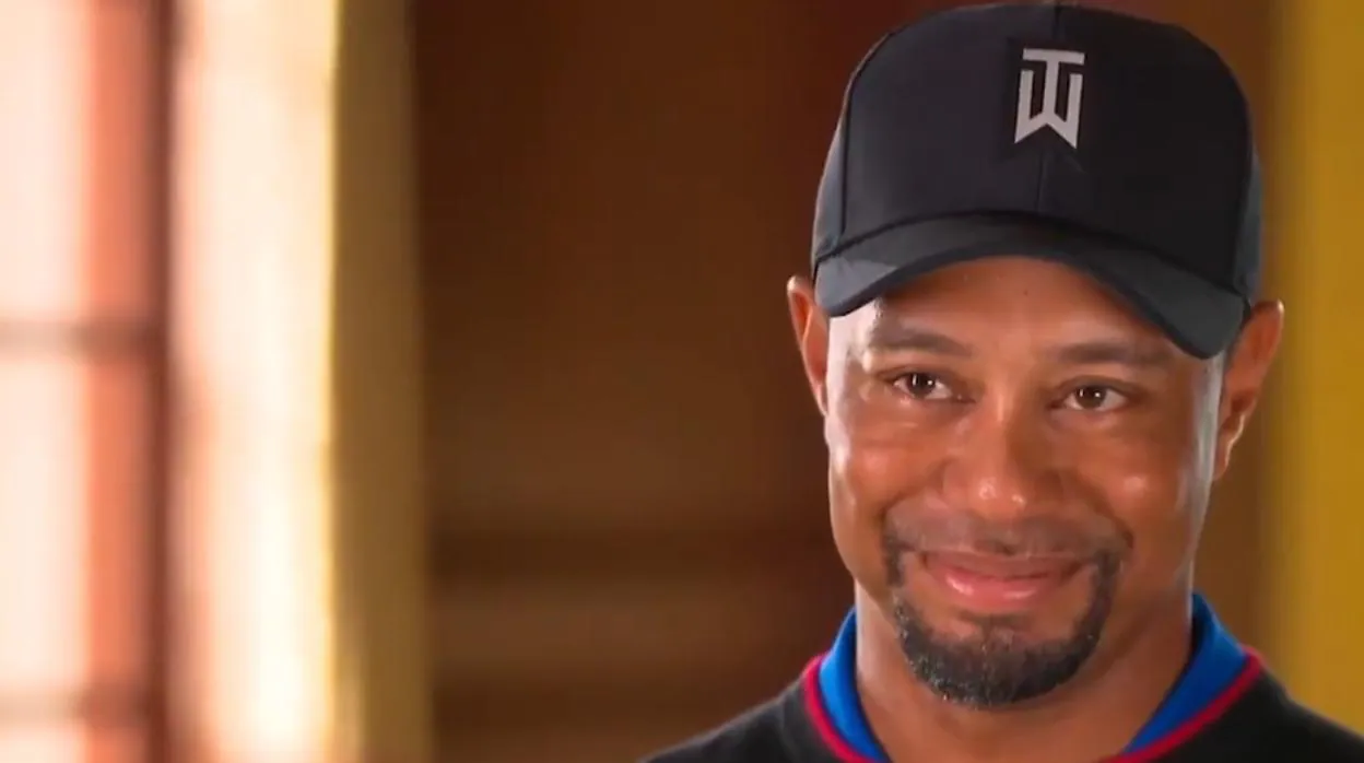 El golfista Tiger Woods tras ver las declaraciones de la prensa sobre su regreso
