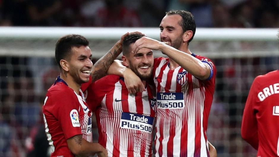 Gol de Koke (3-0) en el Atlético de Madrid 3-0 Huesca