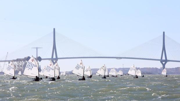La Optimist Excellence Cup regresa a la Bahía de Cádiz